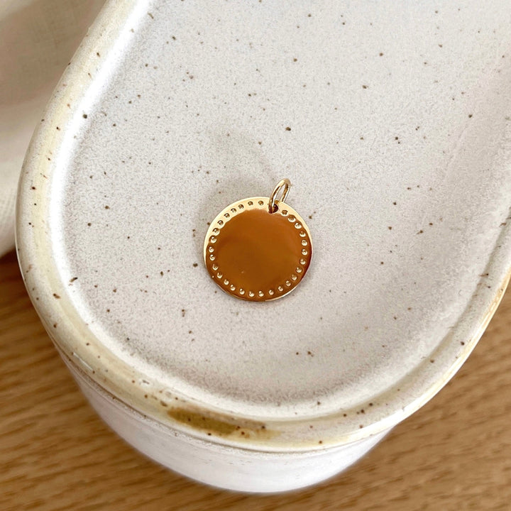 Gold-plated "Mini Molia" pendant