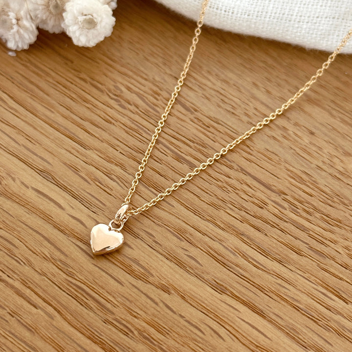 Gold-plated "Heart" necklace for children