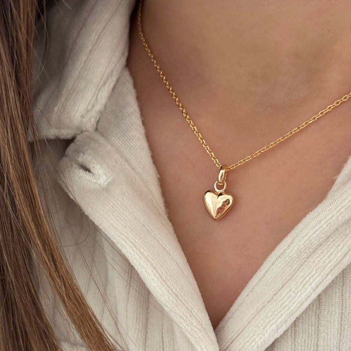 Gold-plated "Heart" necklace for children