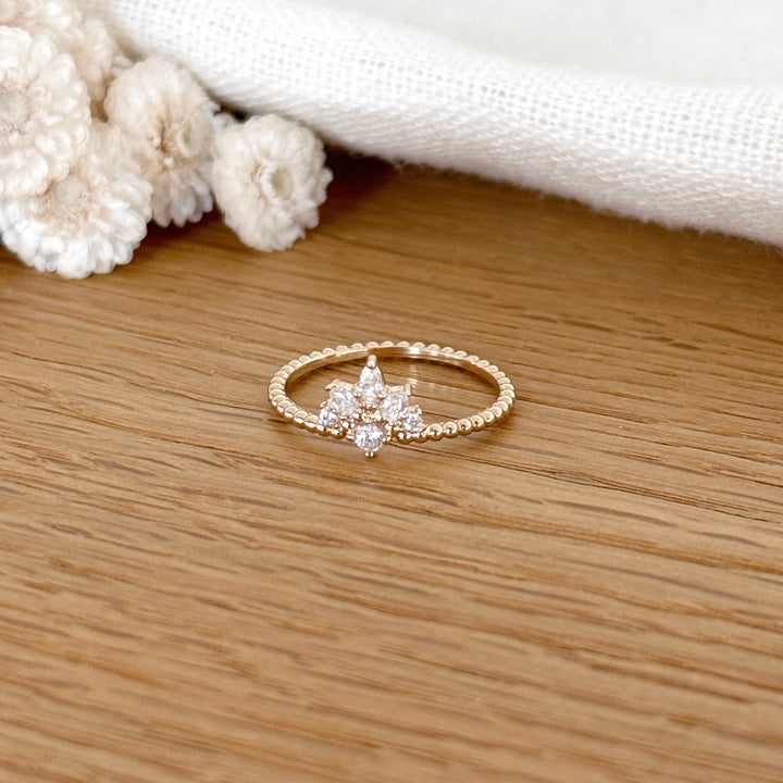 Gold-plated "Adam" ring