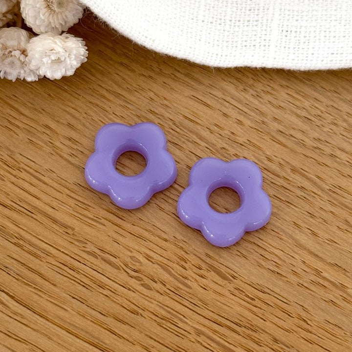 Flora acetate flowers - Earrings - Instants Plaisirs -Instants Plaisirs -Instants Plaisirs  Jewelry