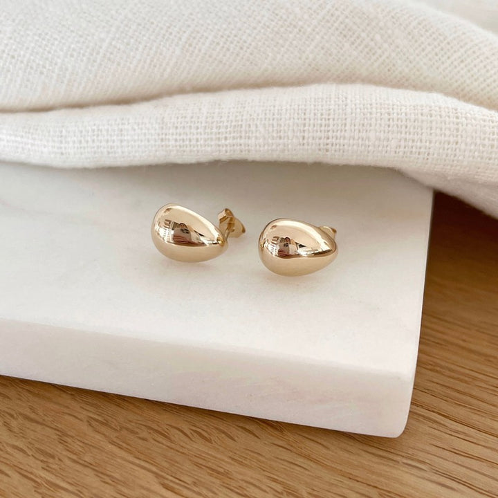 Aria" gold-plated earrings