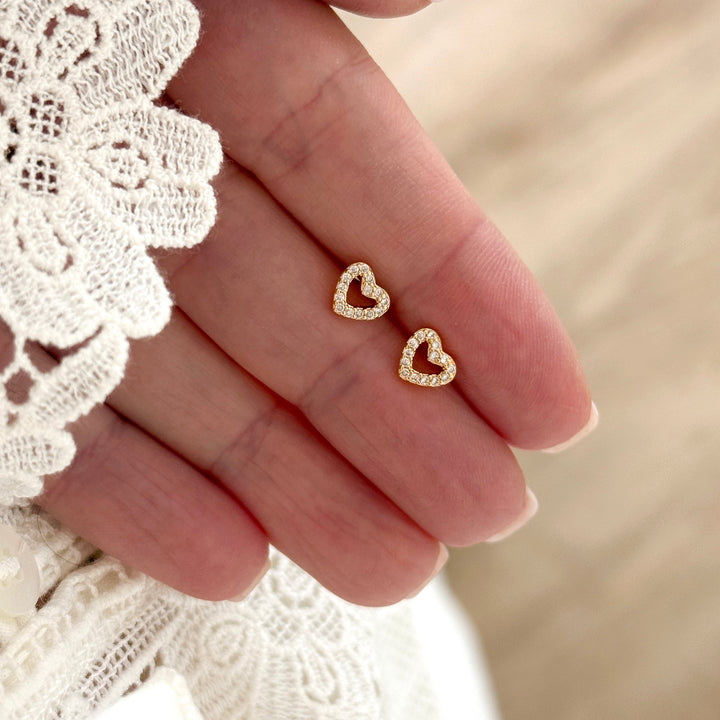 Boucles d'oreilles "Mélie" plaqué or