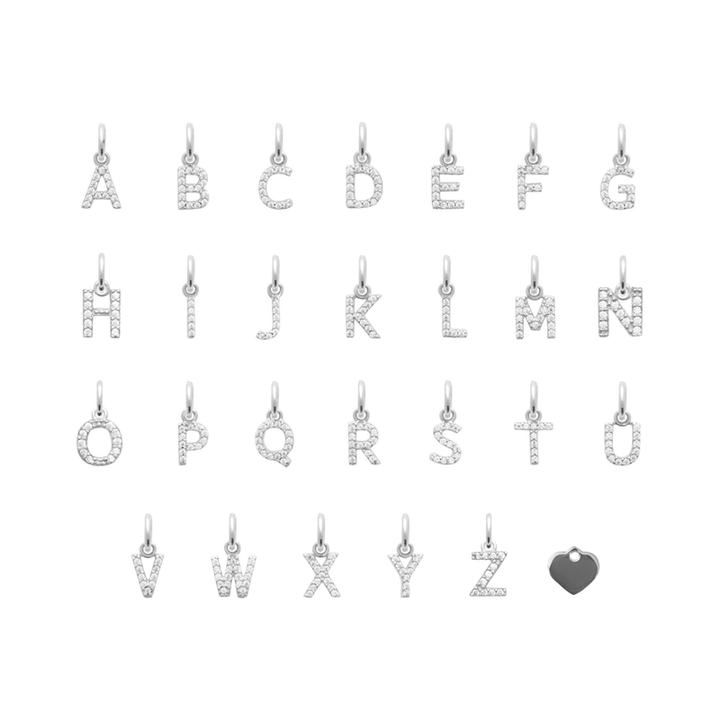 "Luce" silver heart necklace