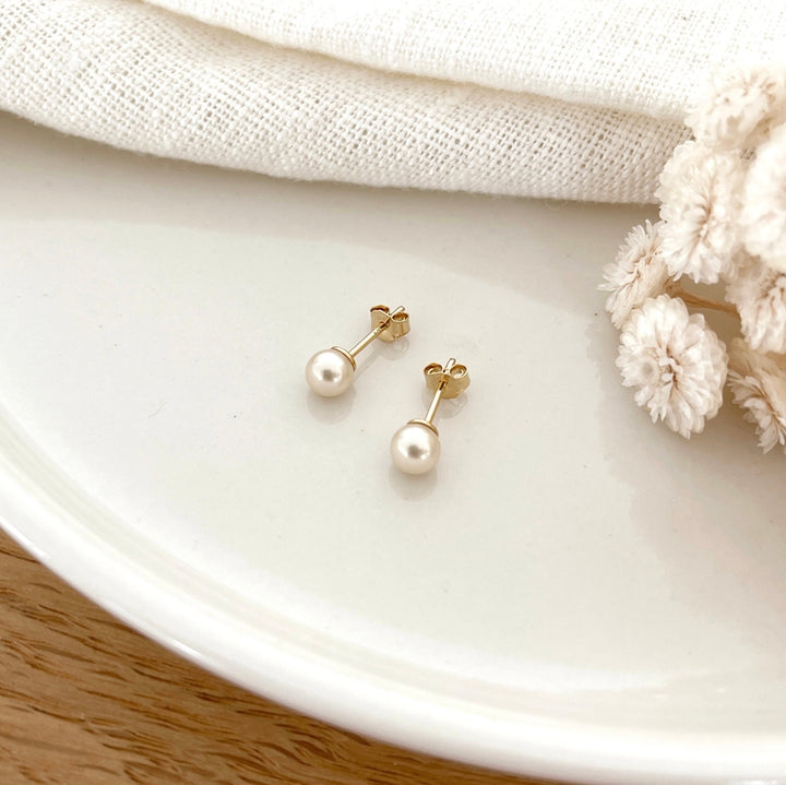 Mother-of-pearl "Perles" earrings