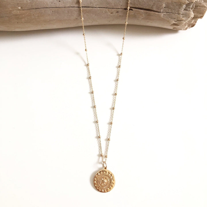 Gold-plated "Assia" necklace by Instants-Plaisirs 