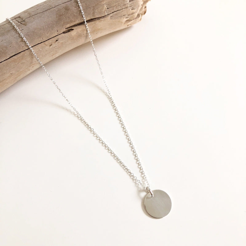 Necklace "Médaille" 1,5cm silver instants-plaisirs 