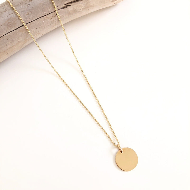 Necklace "Médaille" 1,5cm gold-plated instants-plaisirs 