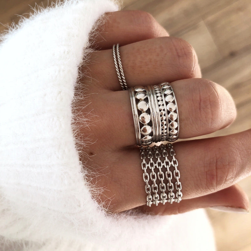 Louise silver ring, moments of pleasure 