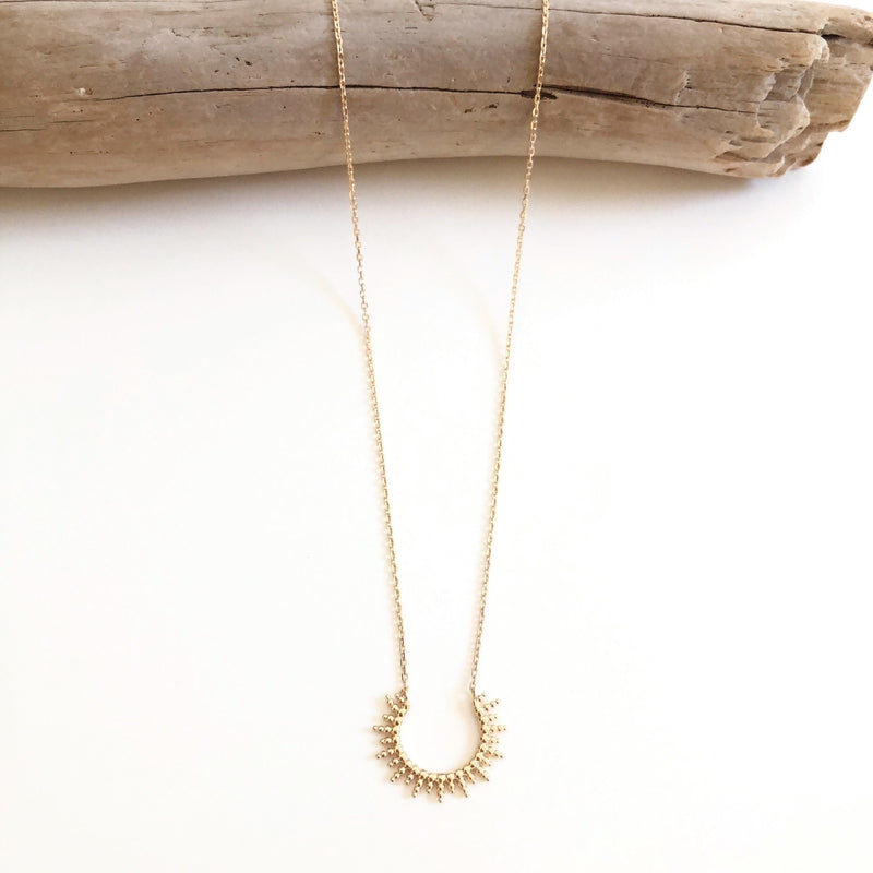 instants-plaisirs" gold-plated "Loucy" necklace 