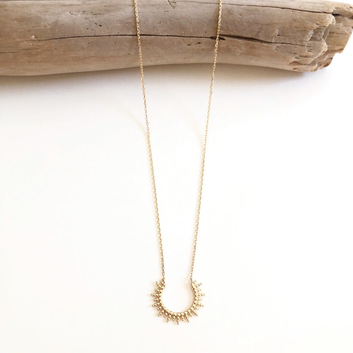 instants-plaisirs" gold-plated "Loucy" necklace 