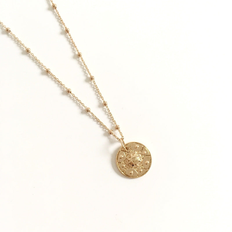 Loïta" gold-plated necklace instants-plaisirs 
