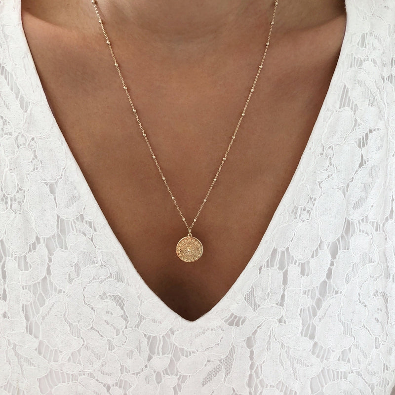 Gold-plated "Assia" necklace by Instants-Plaisirs 