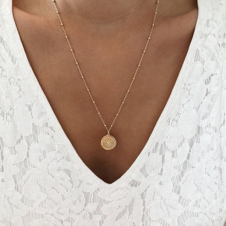 Gold-plated "Assia" necklace by Instants-Plaisirs 