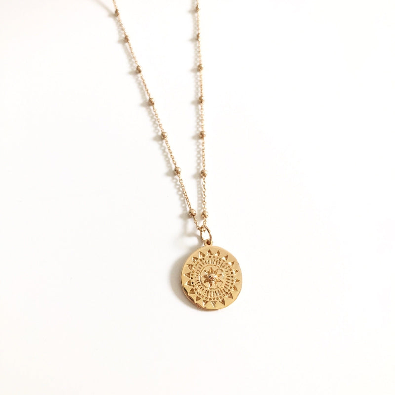 Gold-plated "Assia" necklace by Instants-Plaisirs 