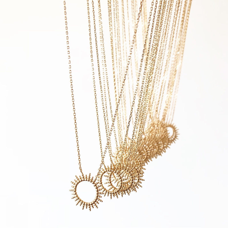 instants-plaisirs" gold-plated "Louce" necklace 