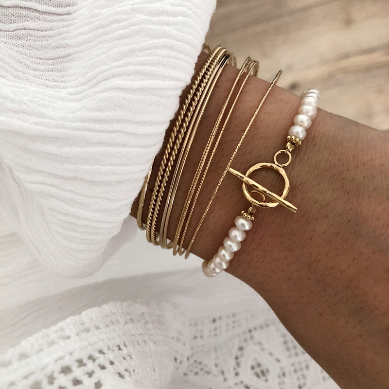 Gold-plated "Taissa" bracelet-instants-pleasures-Instants Plaisirs - Jewelry
