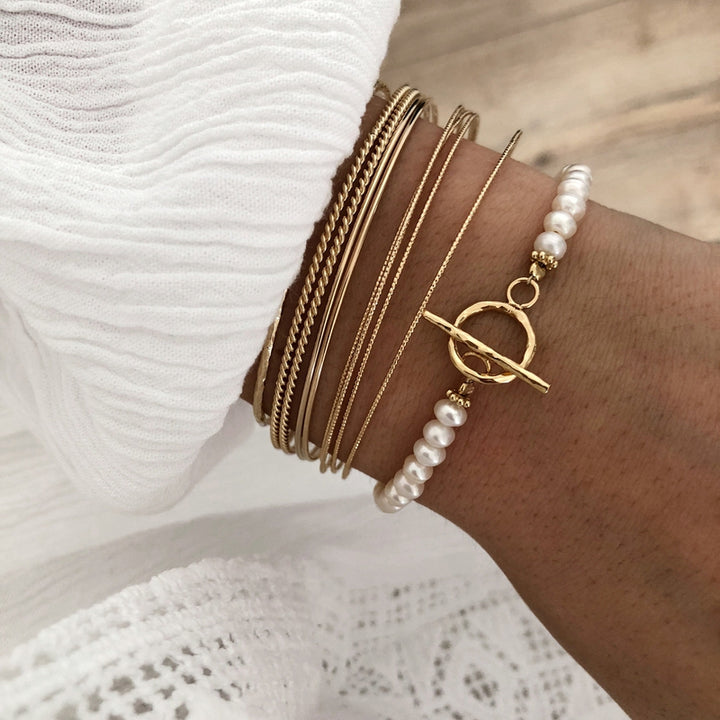 Gold-plated "Taissa" bracelet-instants-pleasures-Instants Plaisirs - Jewelry