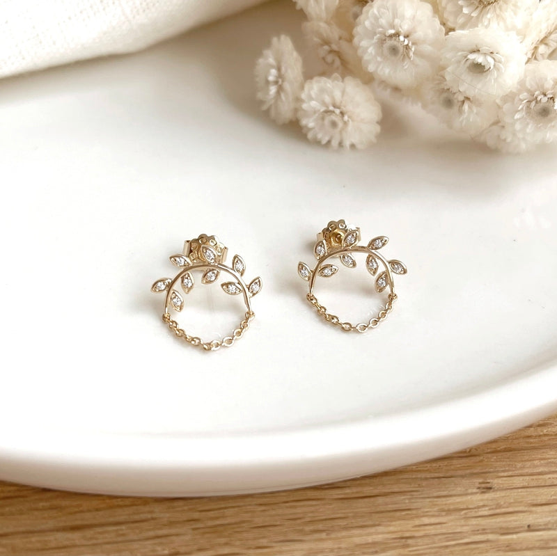 Earrings "Héloïse" gold-plated-Earrings-instants-pleasures-Instants Plaisirs | Jewelry