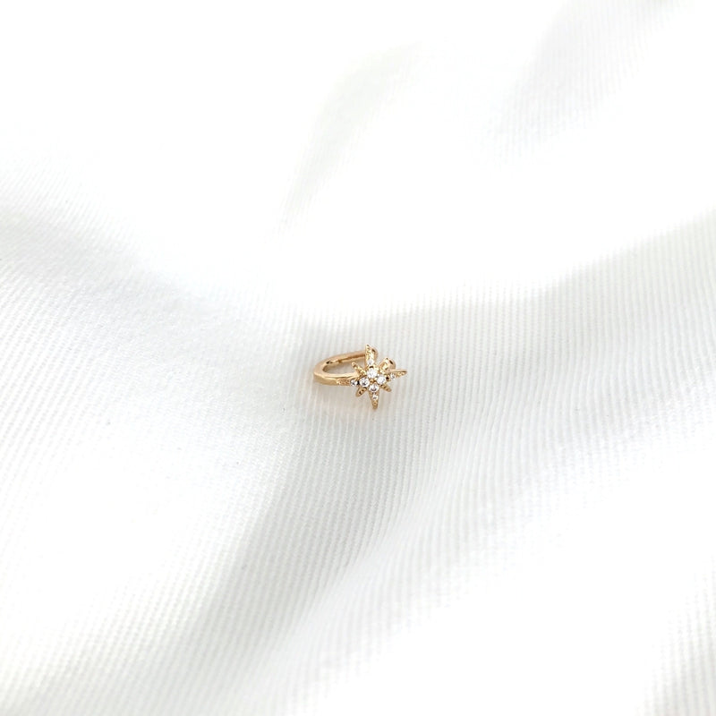 Gold-plated "Céleste" earring -Instants Plaisirs Instants Plaisirs -Instants Plaisirs Jewelry