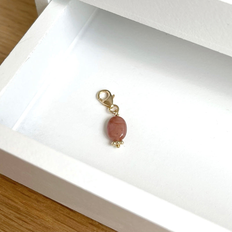 Charm "Rhodochrosite" gold-plated-Breloques and pendants-Instants Plaisirs - Jewelry-Instants Plaisirs | Jewelry