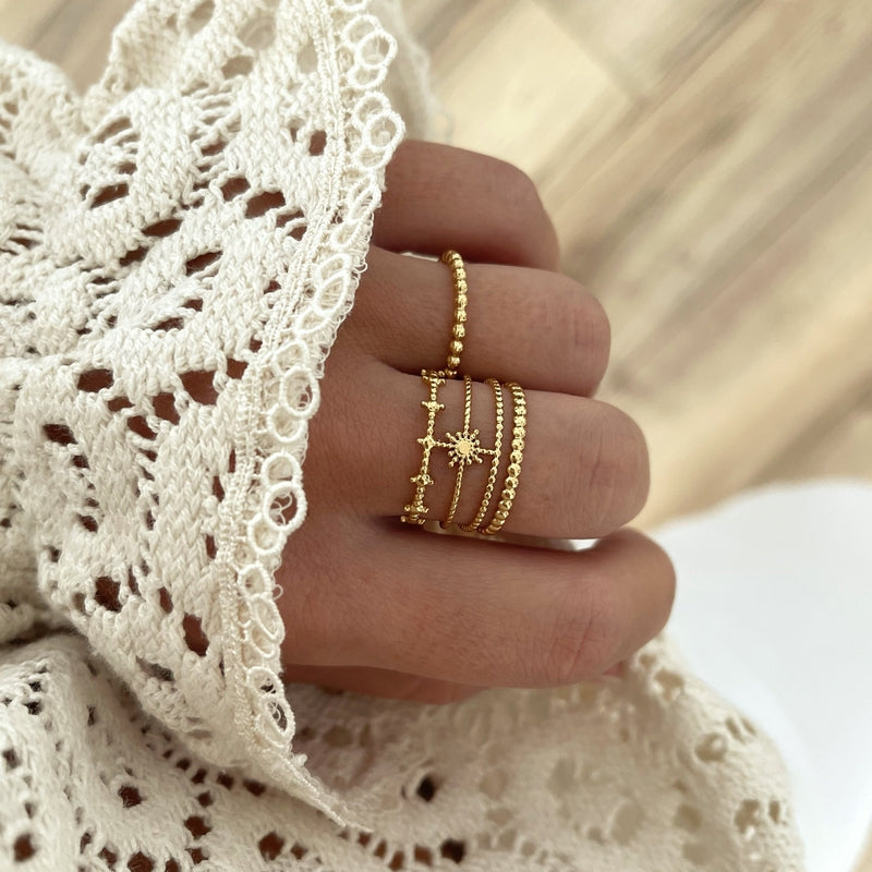 Ring "Chiara" steel-Rings-instants-pleasures-Instants Plaisirs - Jewelry