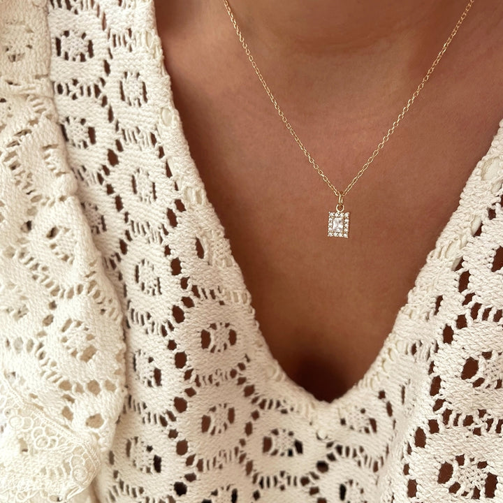 Angelique gold-plated necklace - Necklaces - Instants Plaisirs - Classic chain, 38 cm -Instants Plaisirs Jewelry