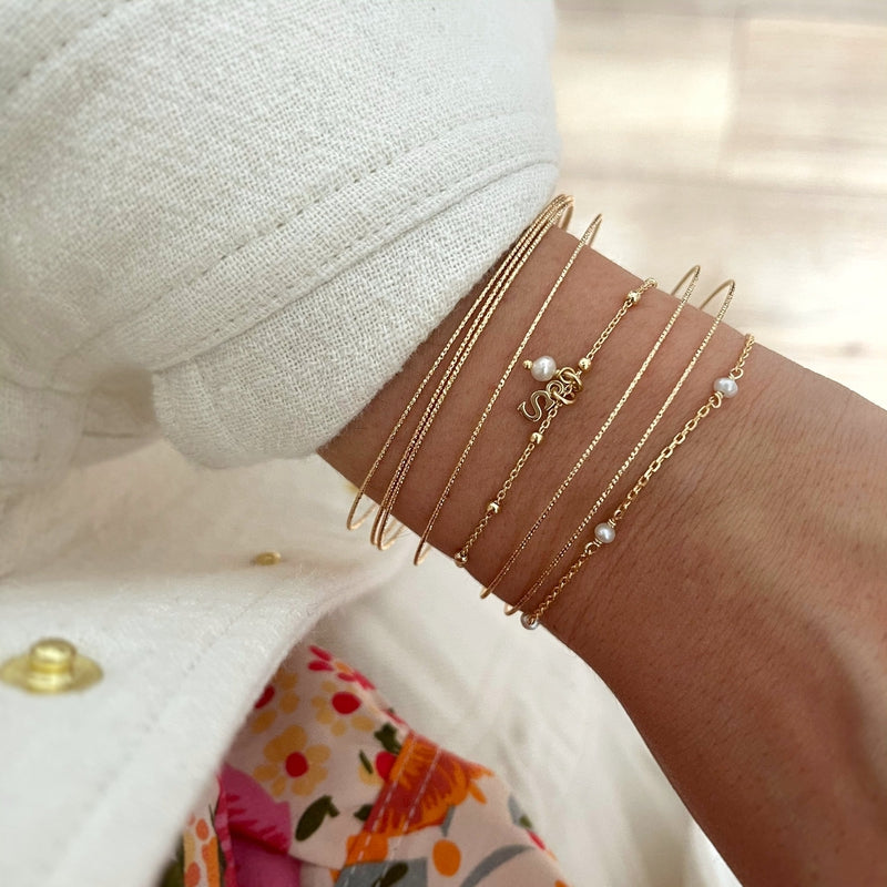 Gold-plated "Perla" bracelet-instants-pleasures-Instants Plaisirs - Jewelry