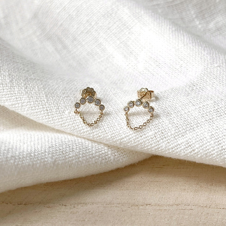 Gold-plated "Nerys" earrings-Earrings-instants-pleasures-Instants Plaisirs - Jewelry