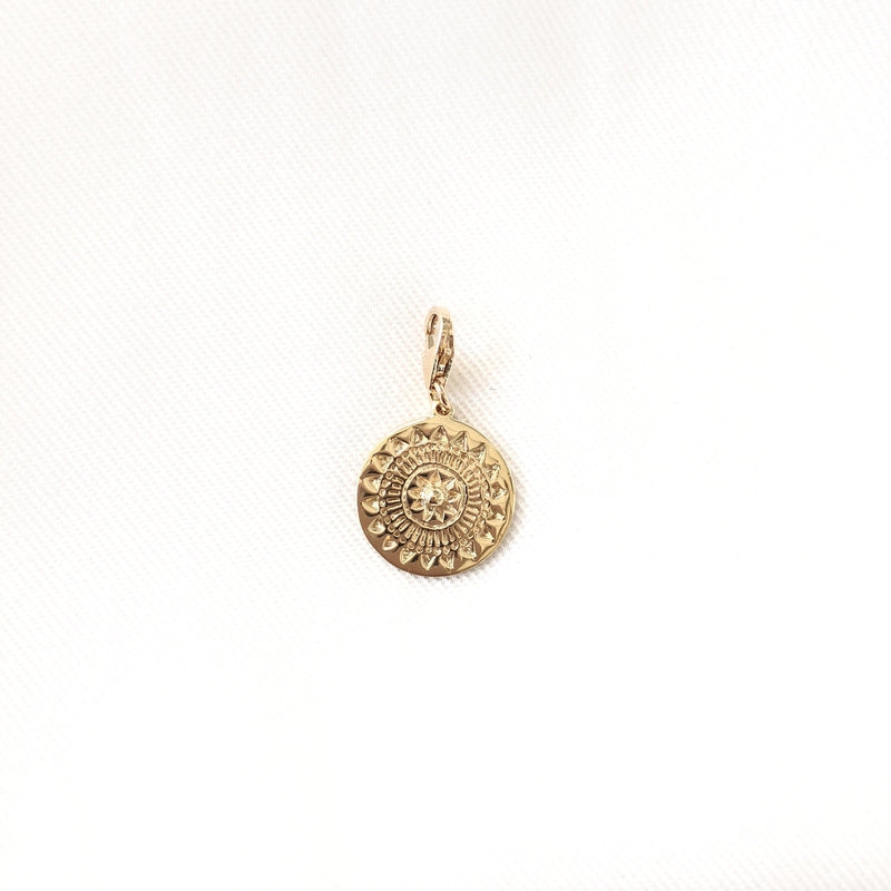 Gold-plated "Assia" charm-Instants Plaisirs - Jewelry-Instants Plaisirs - Jewelry