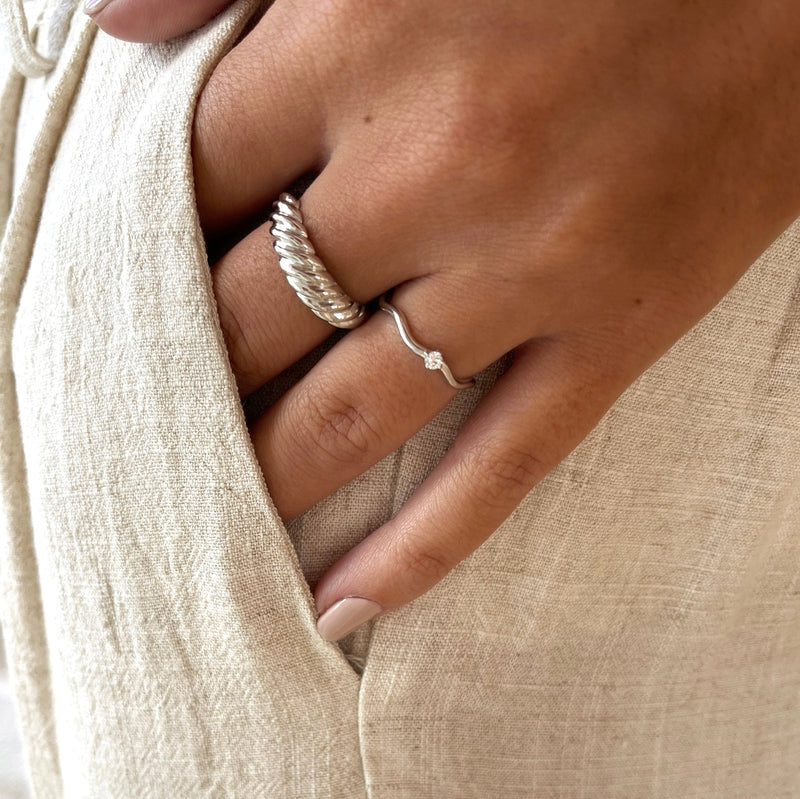 Ring "Kim" silver-Rings-Instants Plaisirs - Jewelry-Instants Plaisirs | Jewelry