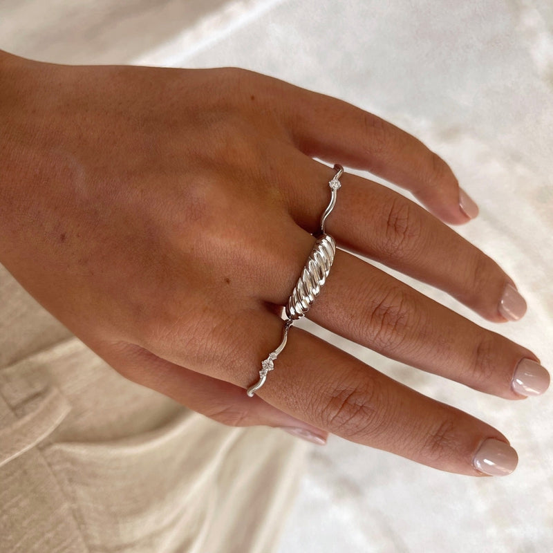 Ring "Gema" silver-Rings-Instants Plaisirs - Jewelry-Instants Plaisirs | Jewelry