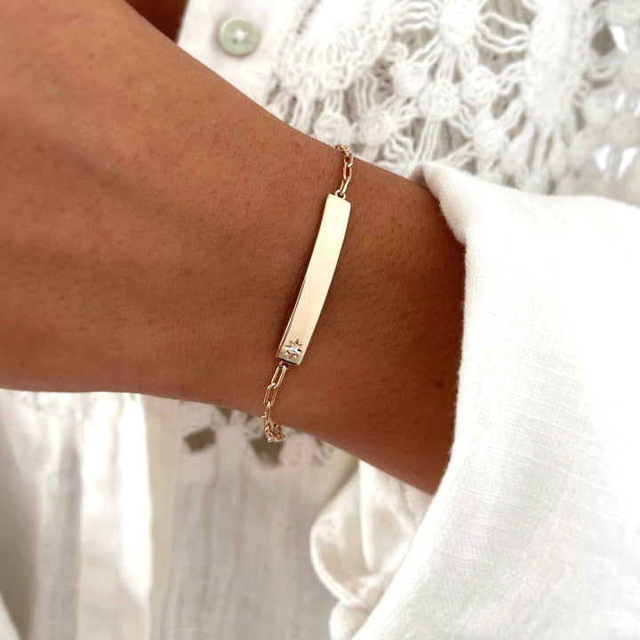 Simon" gold-plated bracelet-Bracelets-instants-pleasures-Instants Plaisirs | Jewelry