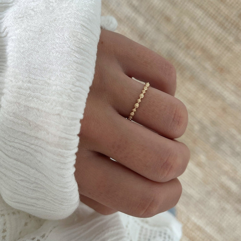Wendy" gold-plated ring-Rings-Instants Plaisirs - Jewelry-Instants Plaisirs | Jewelry