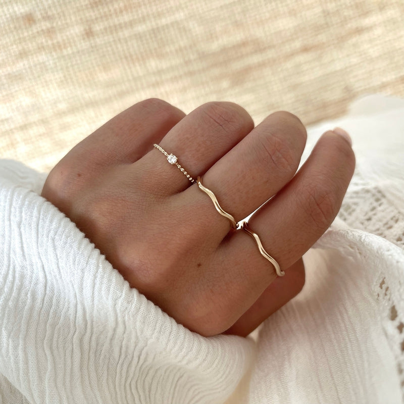 Ring "Alison" gold plated-Rings-Instants Plaisirs - Jewelry-Instants Plaisirs | Jewelry
