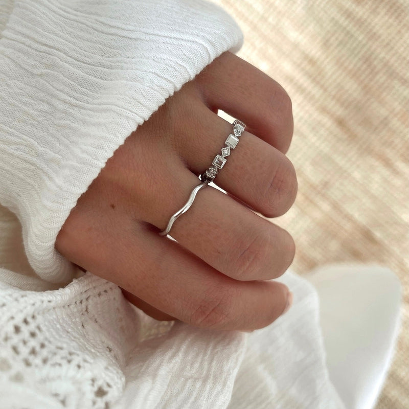 Ring "Alison" silver-Rings-Instants Plaisirs - Jewelry-Instants Plaisirs | Jewelry