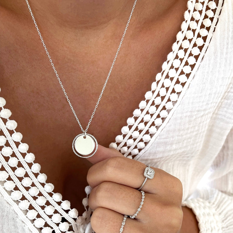Necklace "Capri" silver-Colliers-instants-pleasures-Instants Plaisirs | Jewelry