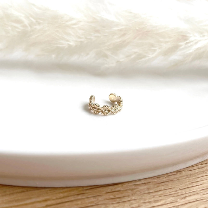 Andrea" gold-plated ear ring-Earrings-Instants Plaisirs - Jewelry-Instants Plaisirs | Jewelry