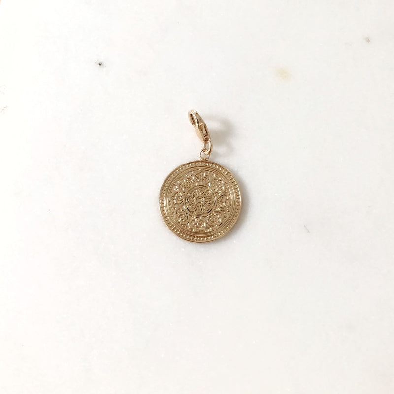 Charm "Elios" gold plated-Instants Plaisirs - Jewelry-Instants Plaisirs - Jewelry
