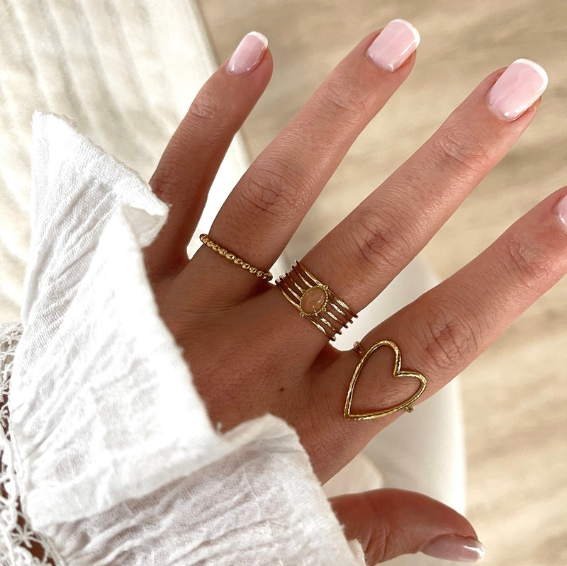 Ring "Manissa" steel-Rings-instants-pleasures-Instants Plaisirs | Jewelry