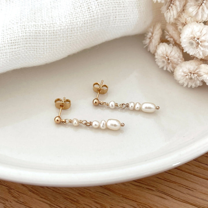 Gold-plated "Oda" earrings-Earrings-instants-pleasures-Instants Plaisirs | Jewelry