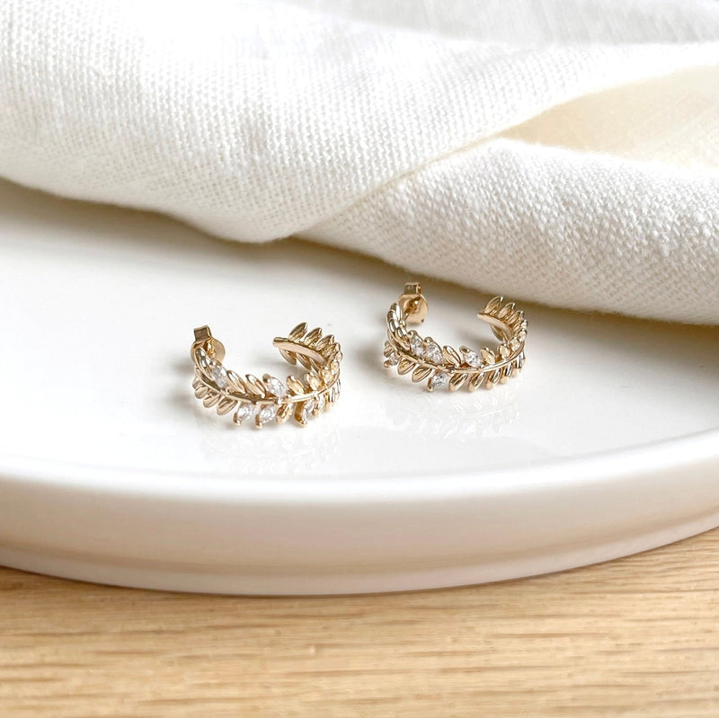 Earrings "Cheryl" gold-plated-Earrings-instants-pleasures-Instants Plaisirs | Jewelry