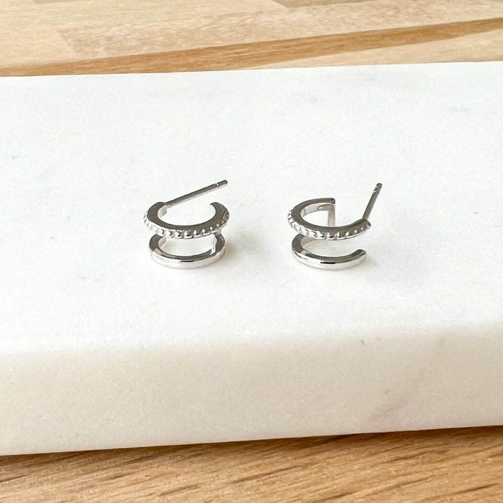 Earrings "Donia" silver-Earrings-instants-pleasures-Instants Plaisirs - Jewelry