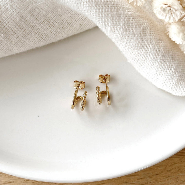 Earrings "Nawel" gold-plated-Earrings-instants-pleasures-Instants Plaisirs | Jewelry