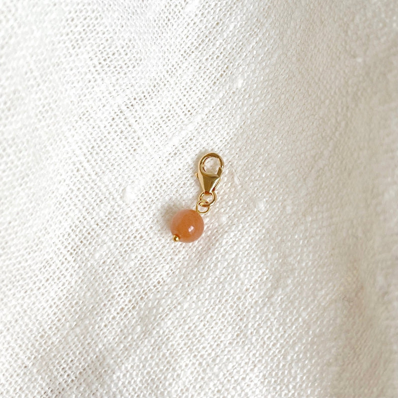 Charm "Sweet" Sunstone gold plated-Instants Plaisirs - Jewelry-Instants Plaisirs | Jewelry