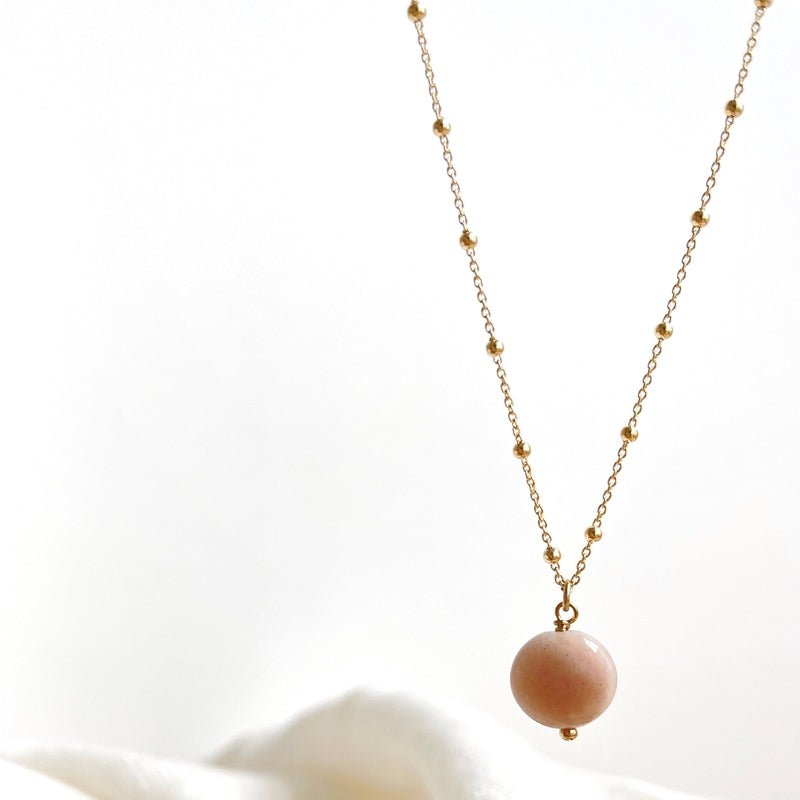 Necklace "Aina" gold plated-Colliers-instants-pleasures-Instants Plaisirs | Jewelry