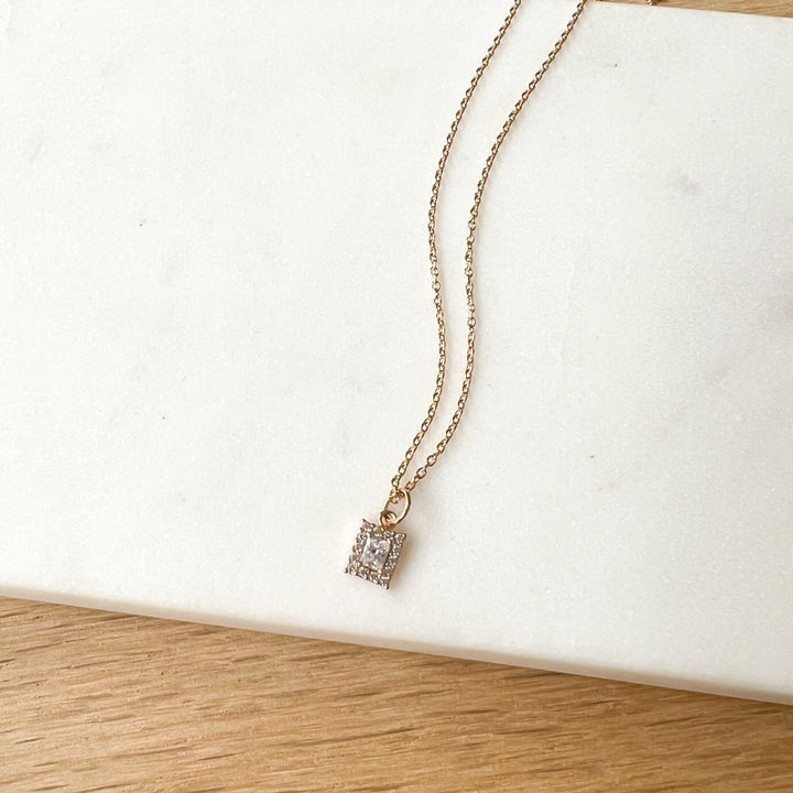 Angelique gold-plated necklace - Necklaces - Instants Plaisirs - Classic chain, 38 cm -Instants Plaisirs Jewelry