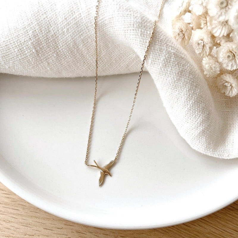 Birdy" gold-plated necklace-Colliers-instants-pleasures-Instants Plaisirs | Jewelry