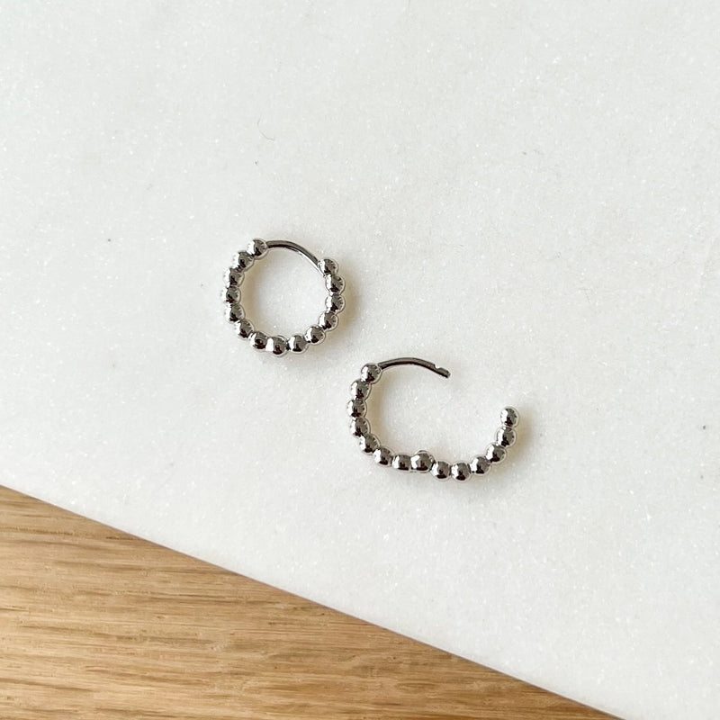 Mini hoop earrings "Lino"Instants Plaisirs Jewelry