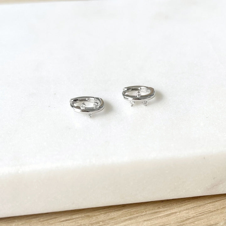 Mini hoop earrings "Lyra"Instants Plaisirs Jewelry